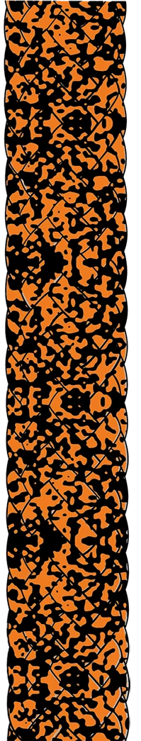 Racing Dyneema 78 Pro Sheet rope in Orange