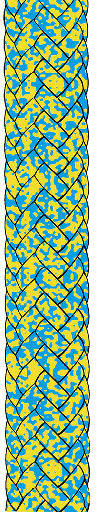 Racing Dyneema 78 Runner Blue Yellow