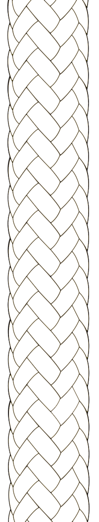 RACING DYNEEMA® 78 MELANGE white rope