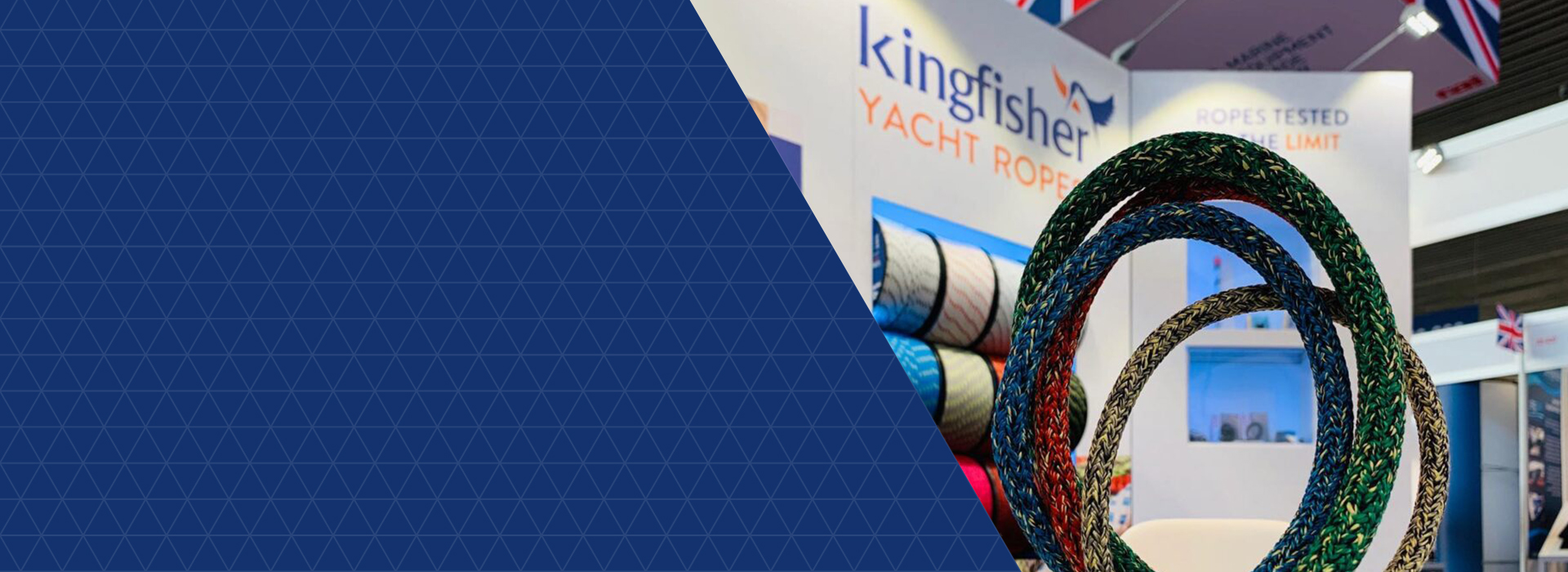 Kingfisher Yacht Ropes at the Marine Equipment Trade Show in Amsterdam