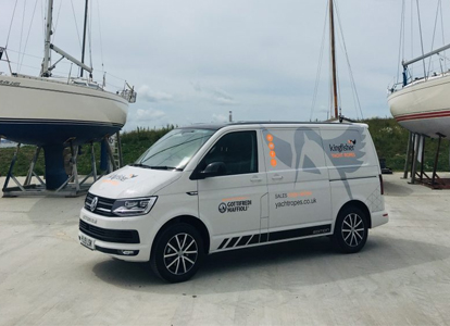 Image of the Kingfisher sales team's van