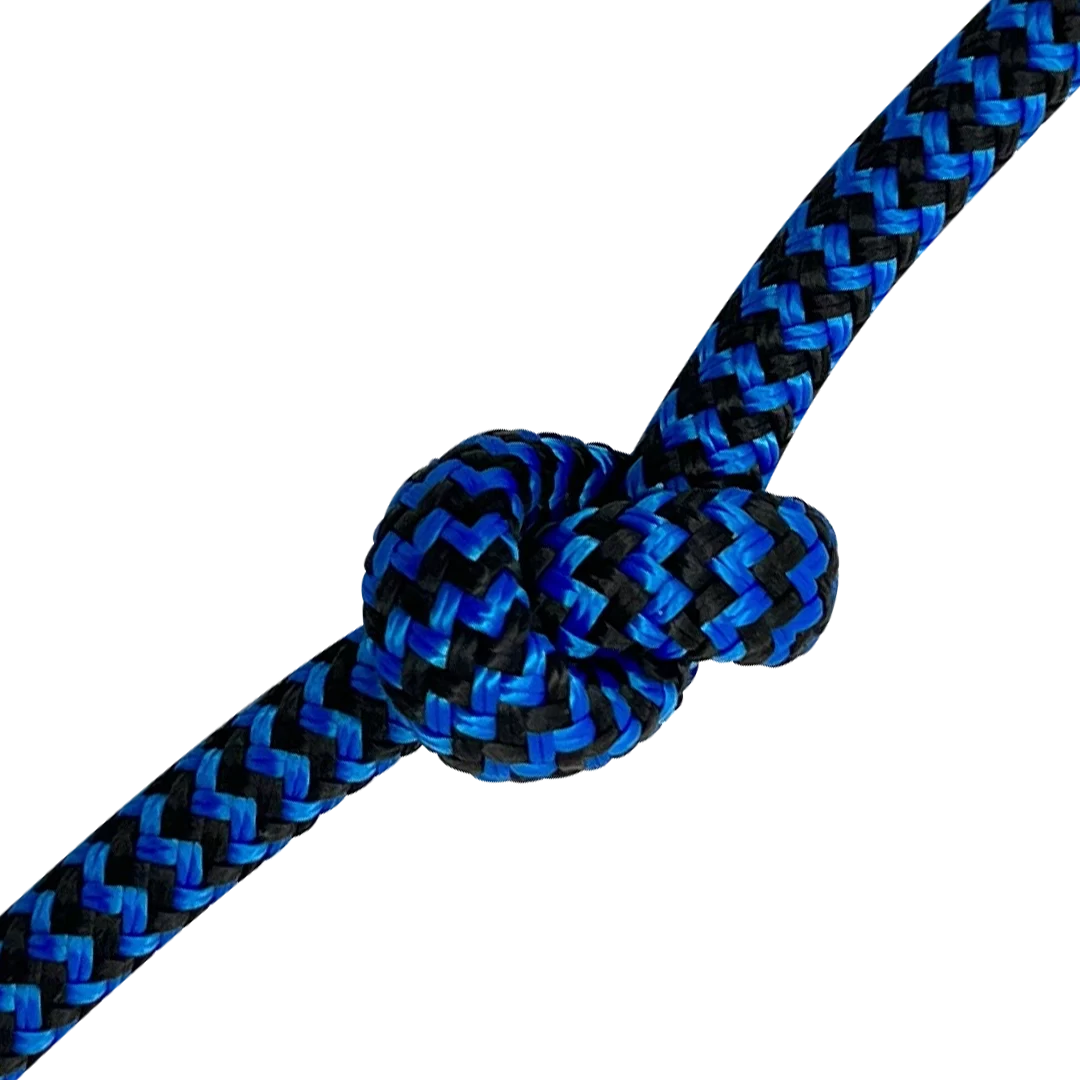 Kingfisher Furler Lite rope in Blue and Black